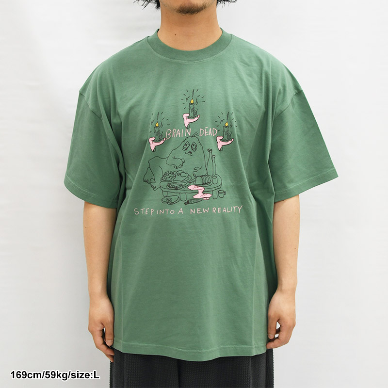 NEW REALITY T-SHIRT -GREEN-