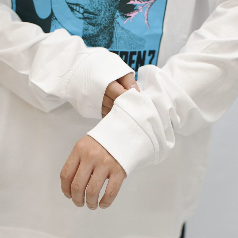 DID IT EVER HAPPEN LONG SLEEVE -WHITE-