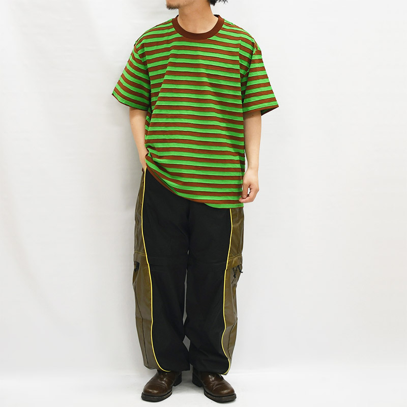 DENNY BLAINE STRIPED T-SHIRT -APPLE- | IN ONLINE STORE