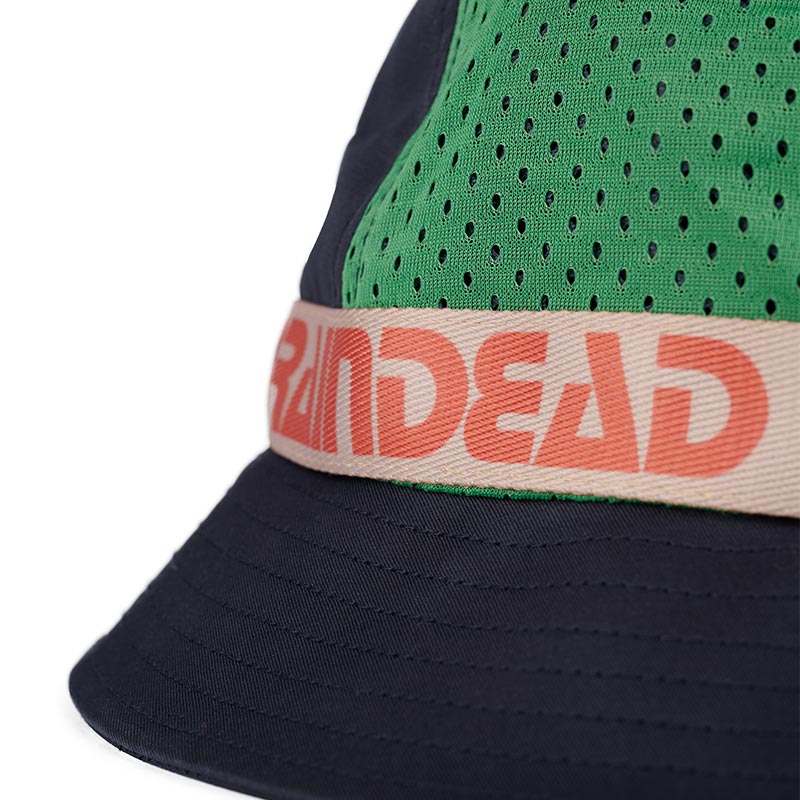 VISION MESH PANELED BUCKET HAT -NAVY/MULTI- | IN ONLINE STORE