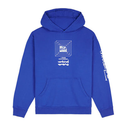 ELECTRONIQUE HOODIE -NAVY-
