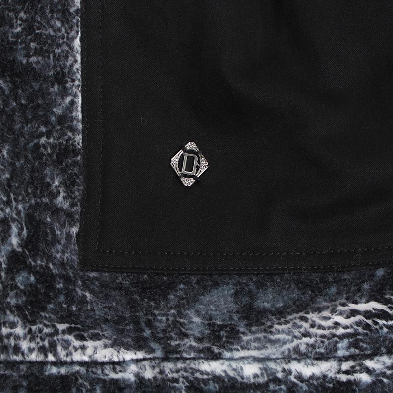 PAISLEY FLEECE JACKET -BLACK- | IN ONLINE STORE