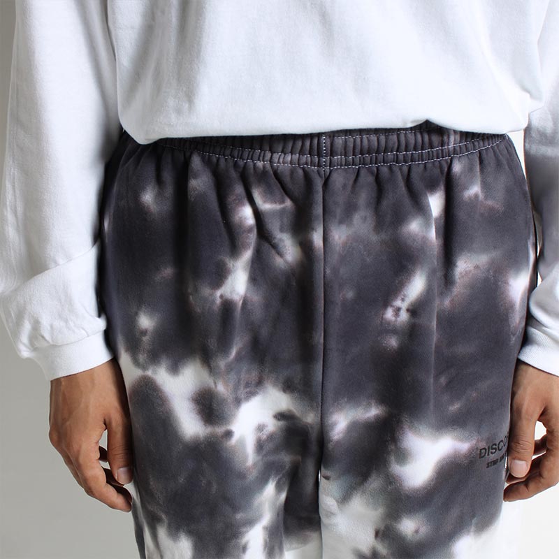 HAND DYEING SWEAT PANTS -WHITE-