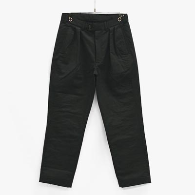 TWO S TROUSERS -BLACK-
