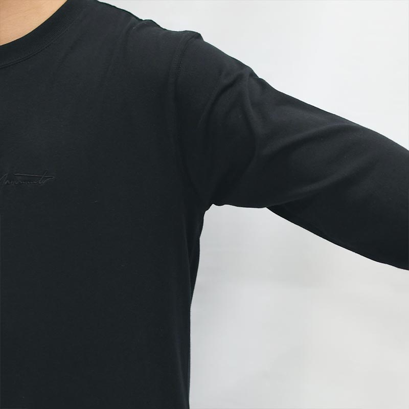 Yohji Yamamoto × NEW ERA LONG SLEEVE T-SHIRT -BLACK- | IN ONLINE STORE