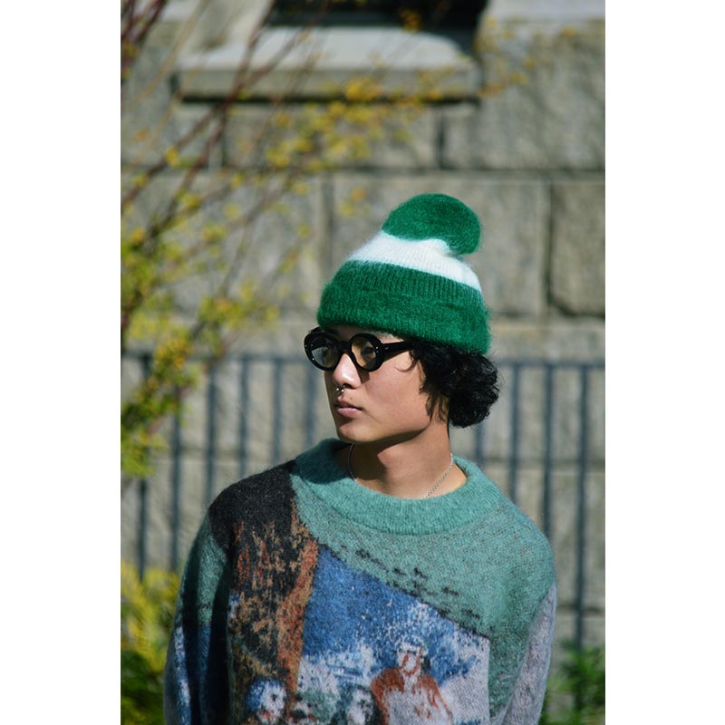 EX MOHAIR KNIT CAP -3.COLOR- | IN ONLINE STORE