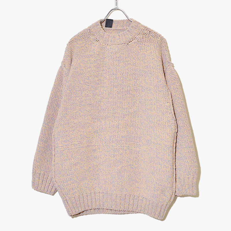 CREWNECK KNIT -PINK- | IN ONLINE STORE