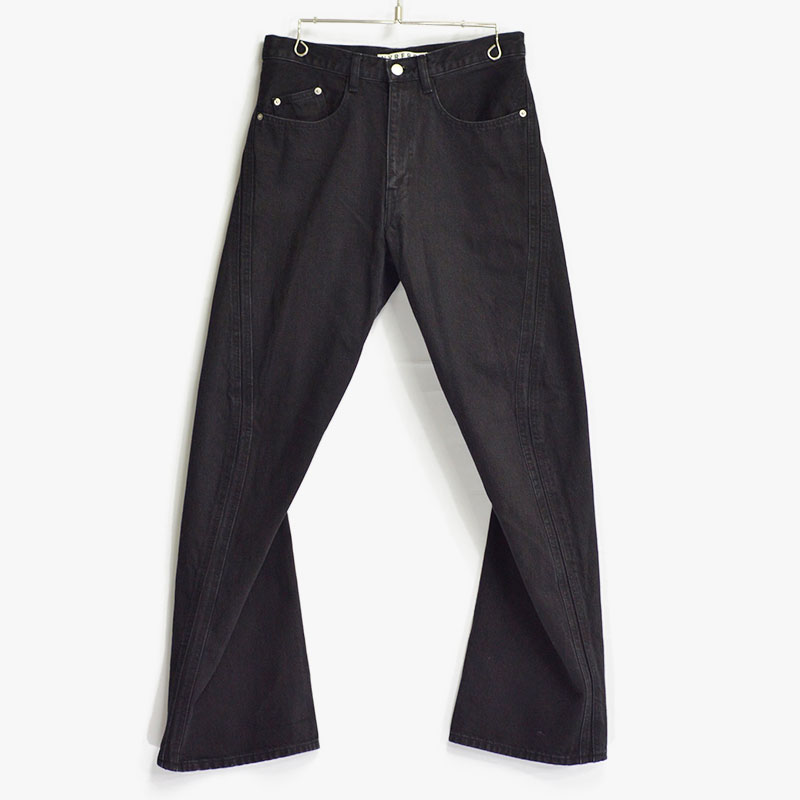3D TWISTED JEANS -FADED BLACK- | IN ONLINE STORE