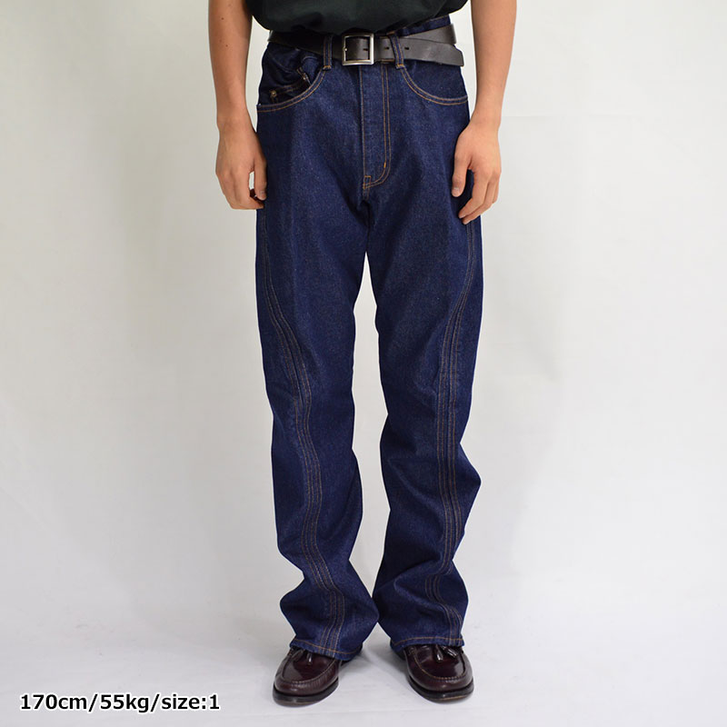 3D TWISTED JEANS -INDIGO- | IN ONLINE STORE