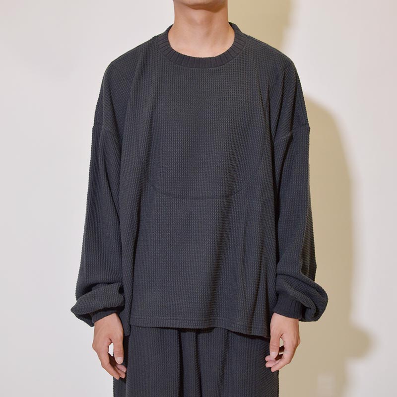 AZEAMI THERMAL TEE -CHARCOAL- | IN ONLINE STORE