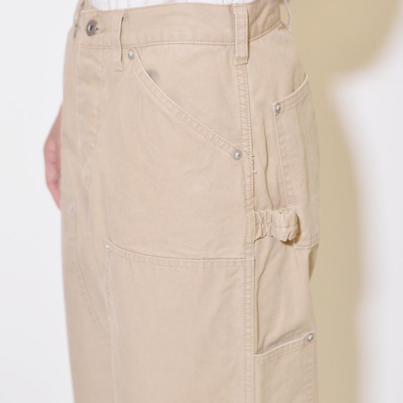 RIGHT HANDED DOUBLE KNEE PANTS -BEIGE-