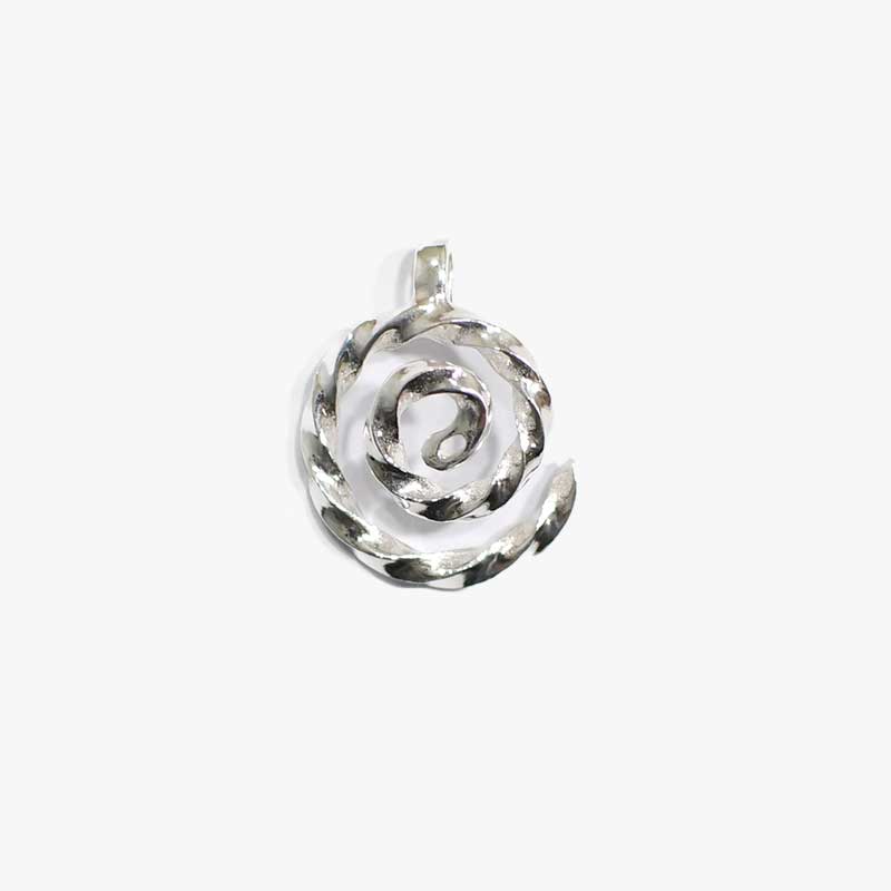 MOSQUITO COIL NECKLACE TOP SILVER 925 -SILVER-