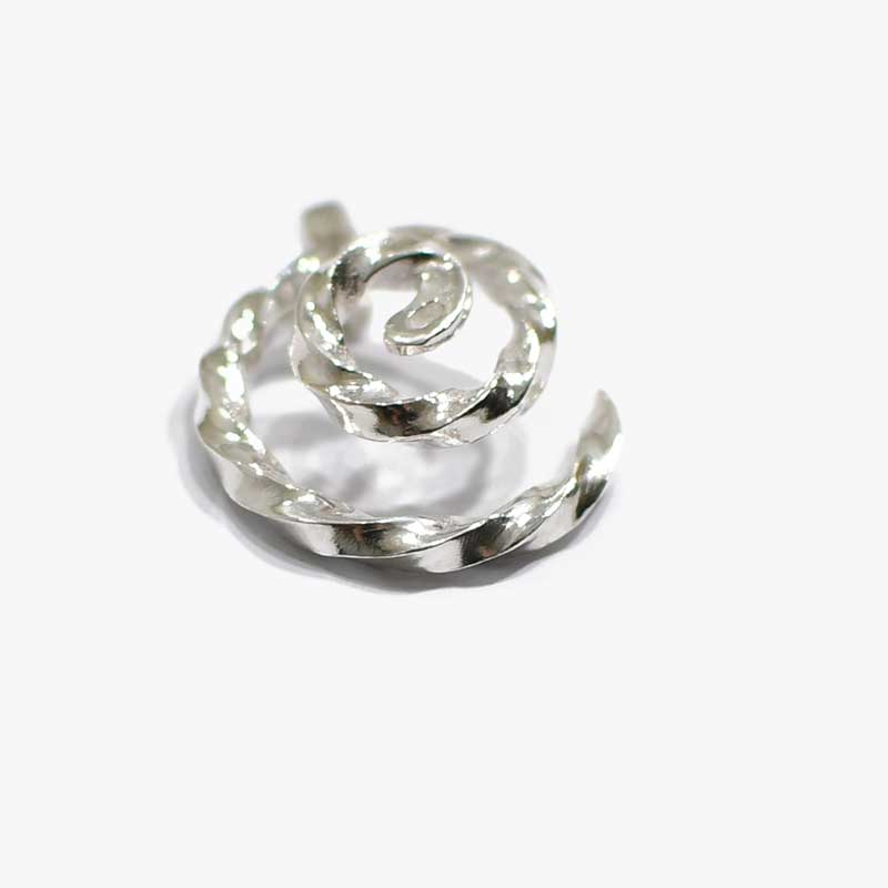 MOSQUITO COIL NECKLACE TOP SILVER 925 -SILVER-