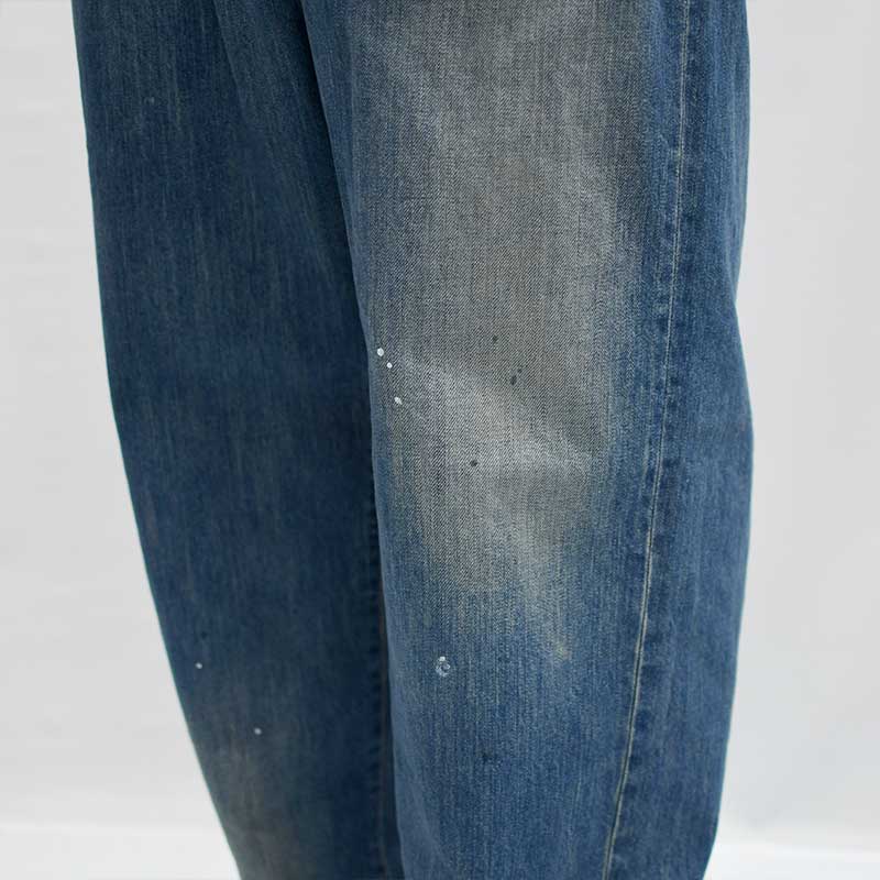 RIGHT HANDED DENIM PANTS -USED WASH-
