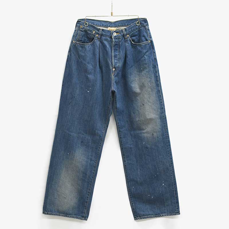 RIGHT HANDED DENIM PANTS -USED WASH- | IN ONLINE STORE
