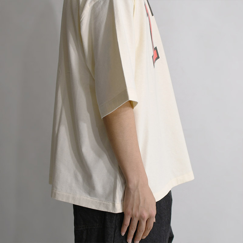 Cotton Rayon 88/12 Print Tee #A IT-M -IVORY- | IN ONLINE STORE