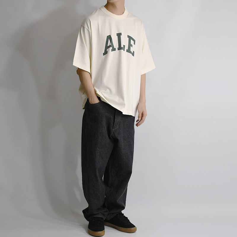 Cotton Rayon 88/12 Print Tee #B ALE-Y -IVORY- | IN ONLINE STORE