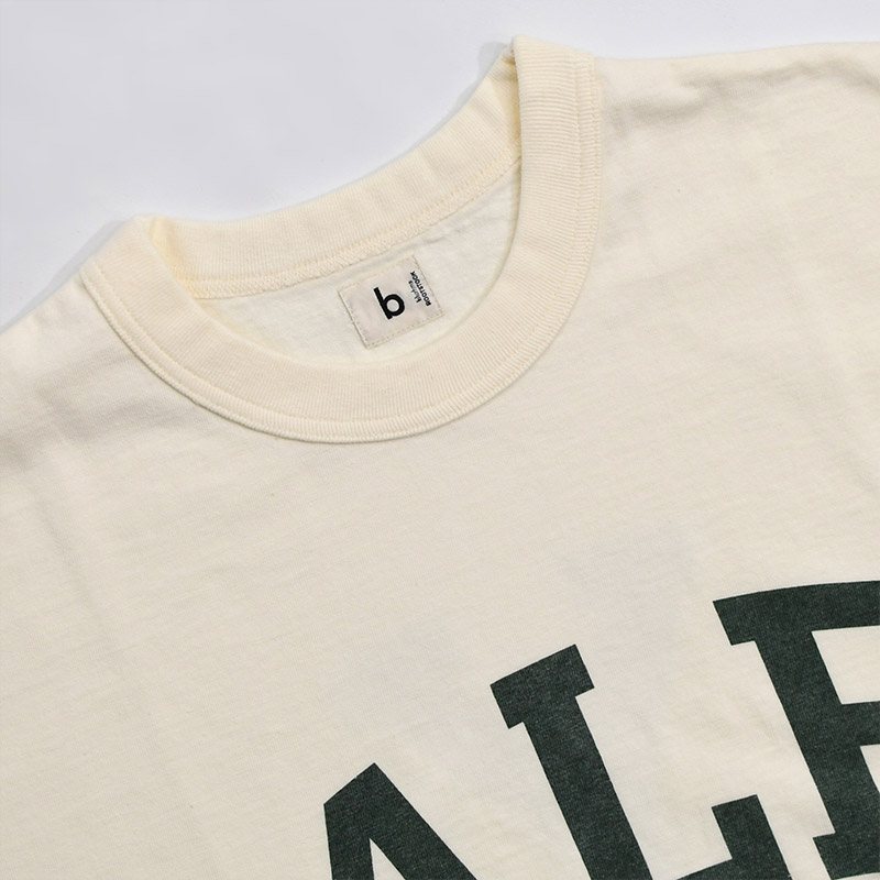 Cotton Rayon 88/12 Print Tee #B ALE-Y -IVORY- | IN ONLINE STORE