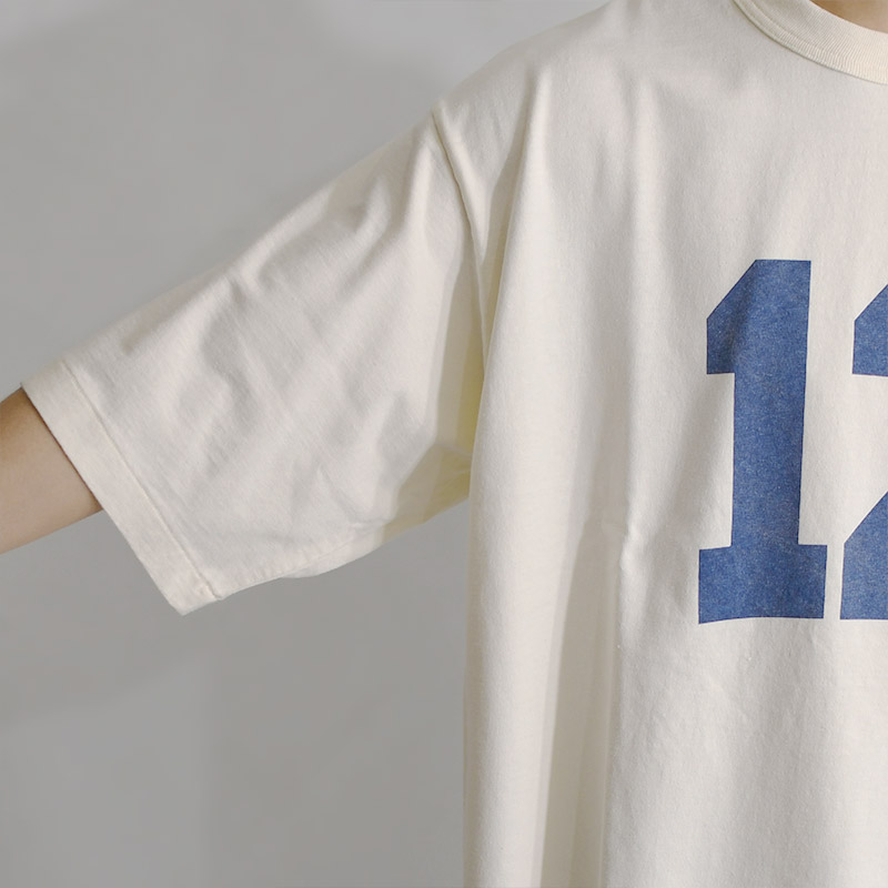 Cotton Rayon 88/12 Print Tee #D 12-88 -IVORY- | IN ONLINE STORE