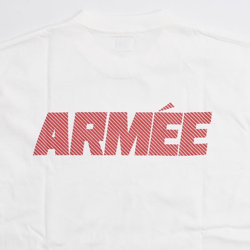 ARMEE Print Tee BIG -WHITE×TRICOLOR- | IN ONLINE STORE