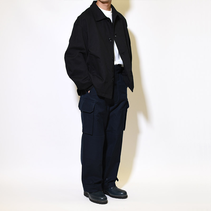 COTTON SERGE 47 PANTS -NAVY- | IN ONLINE STORE