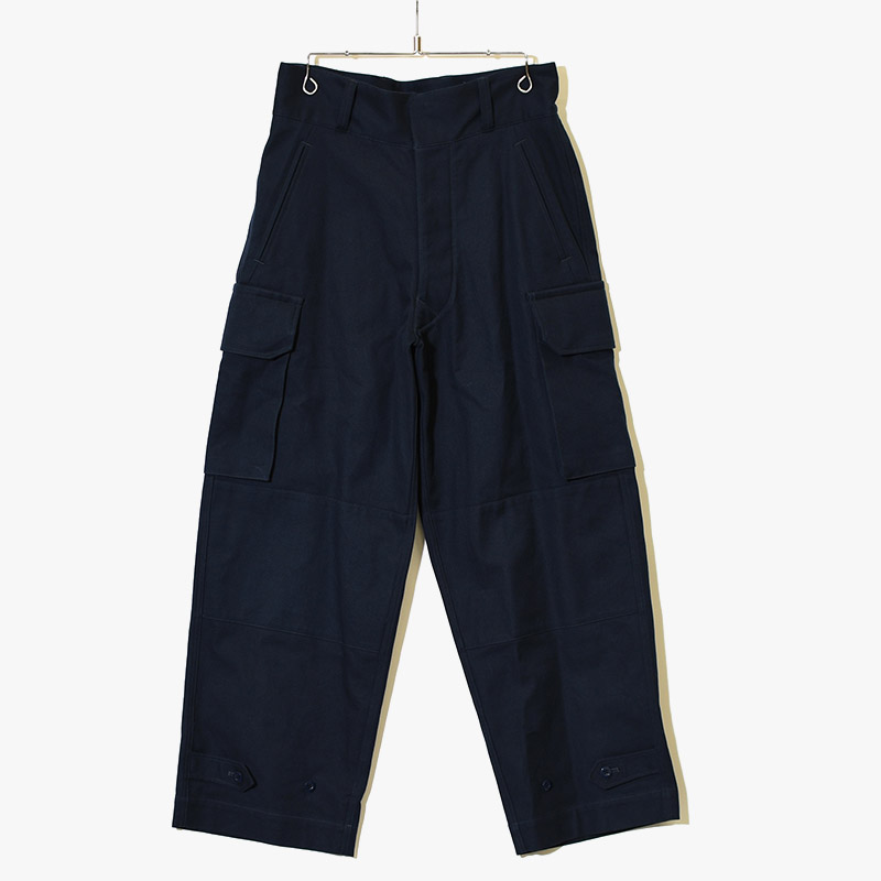 COTTON SERGE 47 PANTS -NAVY- | IN ONLINE STORE