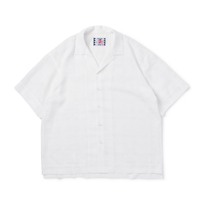 See-through Sleeve Shirt -WHITE-