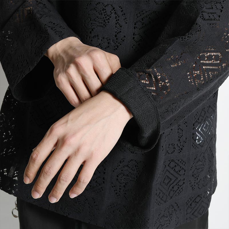 JHA LION LACE L/S SMOCK -BLACK- | IN ONLINE STORE