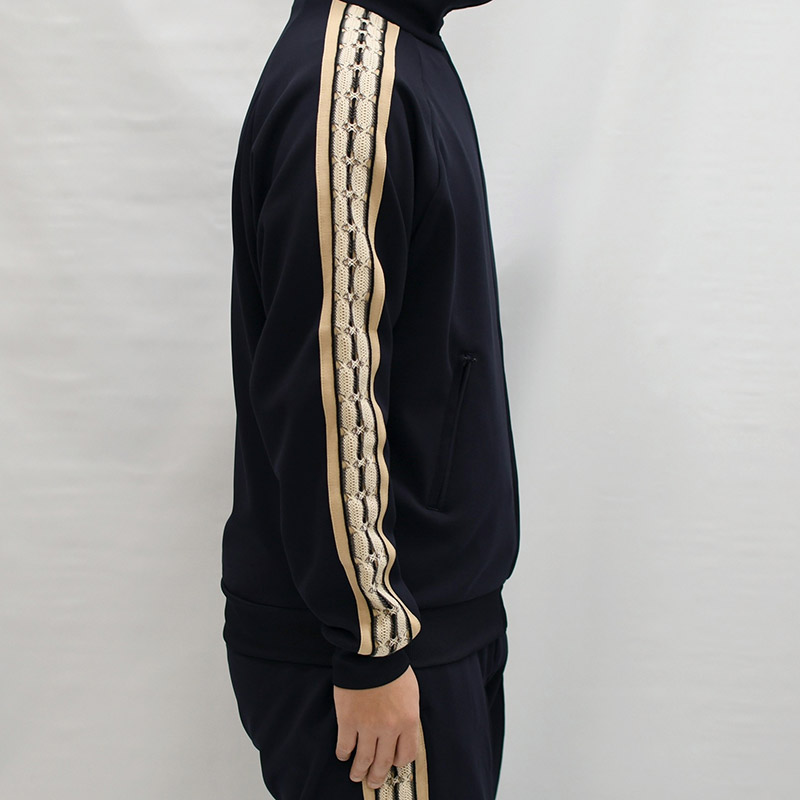LACE TAPE TRACK JACKET -NAVY- | IN ONLINE STORE