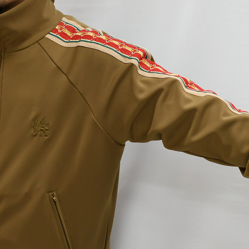 LACE TAPE TRACK JACKET -COYOTE-