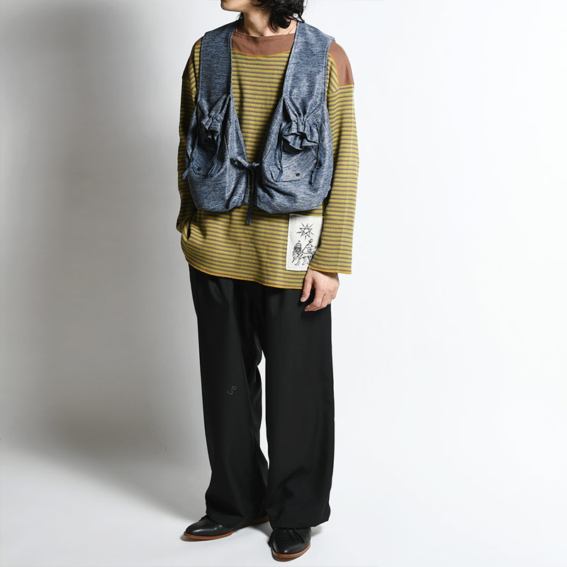 HI-NECK PULLOVER SHIRT -SUMI-