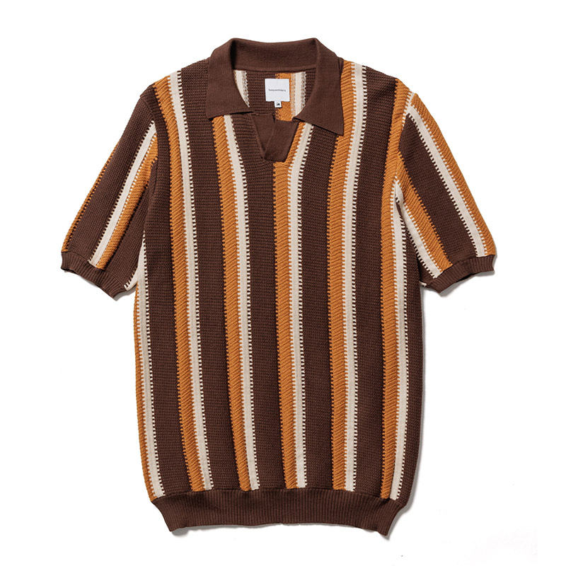 SKIPPER ROOTS KNIT -BROWN- | IN ONLINE STORE