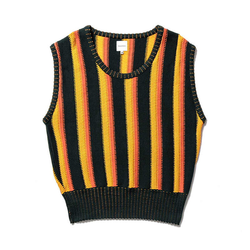 ROOTS KNIT VEST -RASTA- | IN ONLINE STORE