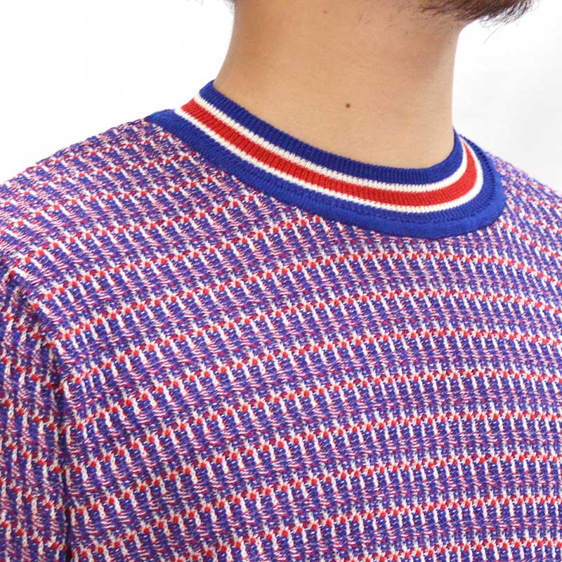 “CREW NECK” ROOTS H/S KNIT -TRICO-