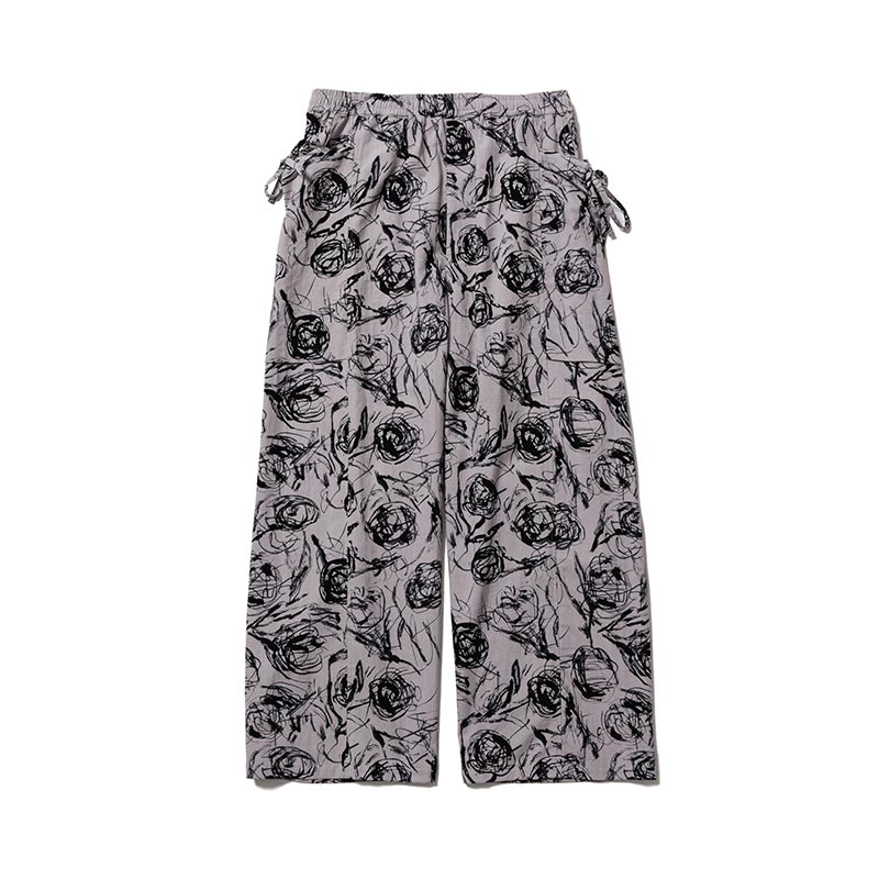 FLOWER SKETCH SLEEPING PANTS -LIGHT PURPLE- | IN ONLINE STORE