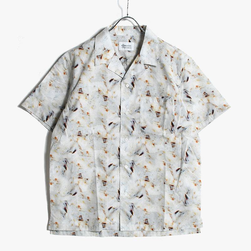 Camp Collar Cotton Shirt -Seashell- -IVORY- | IN ONLINE STORE