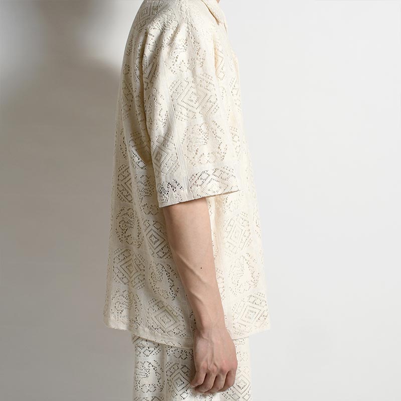 JHA LION LACE H/S OC SHIRT -NATURAL- | IN ONLINE STORE