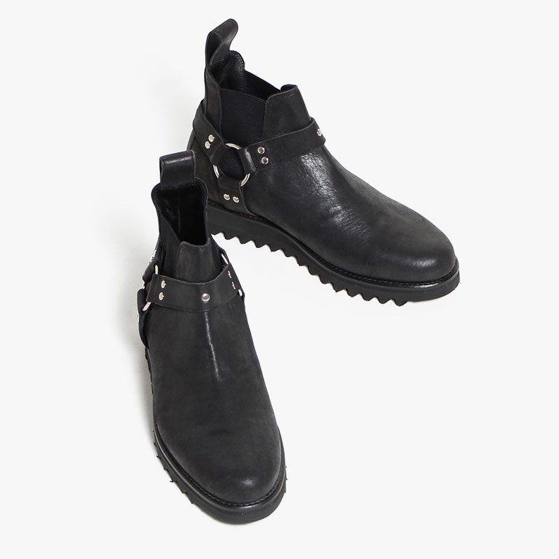 STUDS RING BOOTS -BLACK- | IN ONLINE STORE