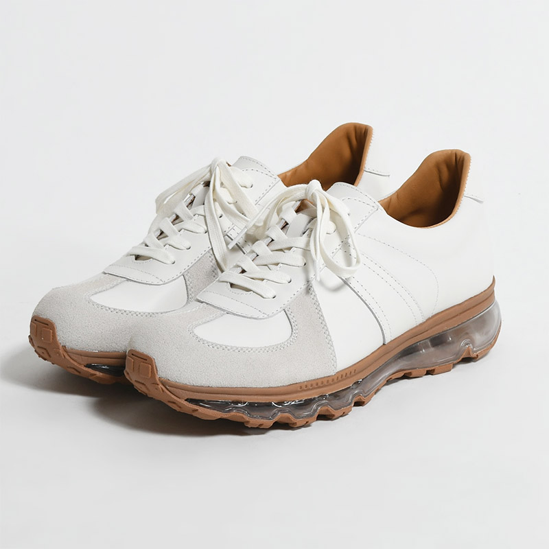 GERMAN TRAINER -WHITE LEATHER / GUM- | IN ONLINE STORE