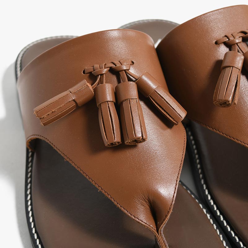 Double Strap Sandals Brown
