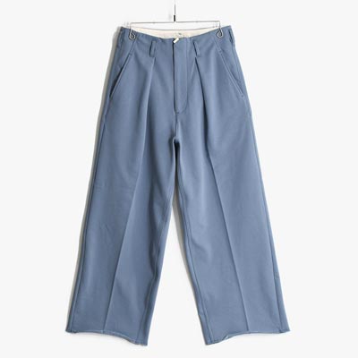 TUCK BAGGY FRENCH TERRY -BLUE-