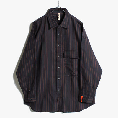 KOOI LAYERED STRIPE SHIRT - シャツ