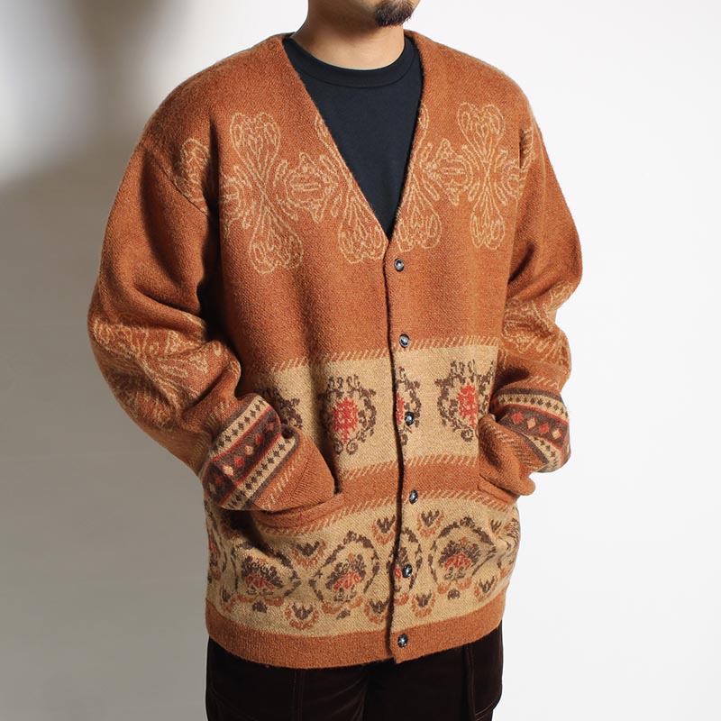 RUGGED MOHAIR CARDIGAN -CAMEL- | IN ONLINE STORE