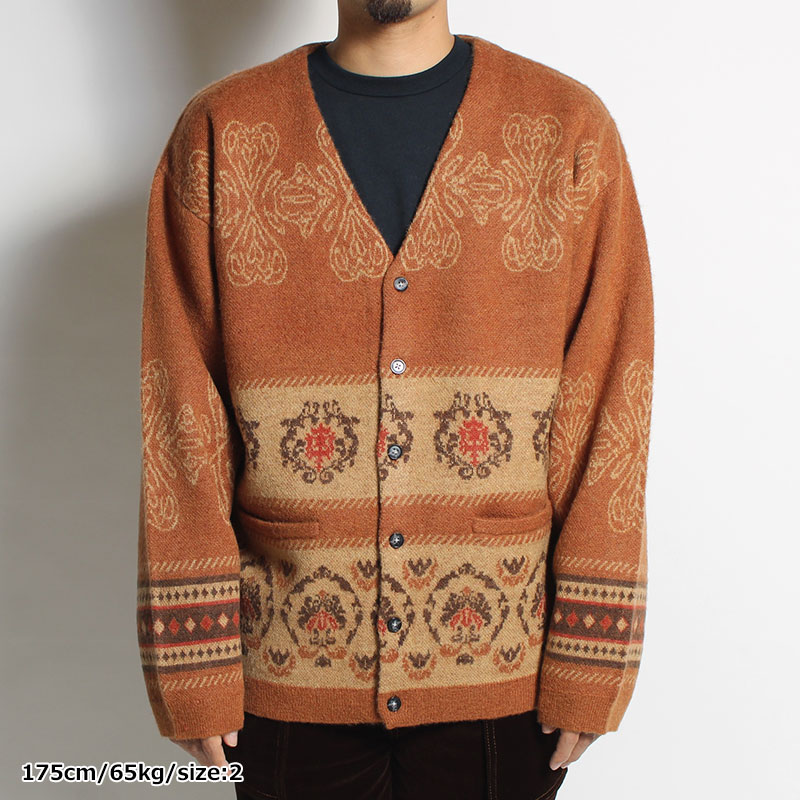 RUGGED MOHAIR CARDIGAN -CAMEL- | IN ONLINE STORE