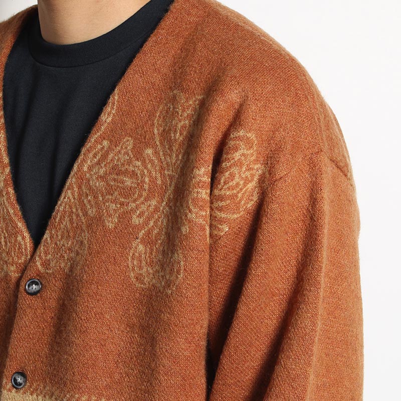 RUGGED MOHAIR CARDIGAN -CAMEL- | IN ONLINE STORE