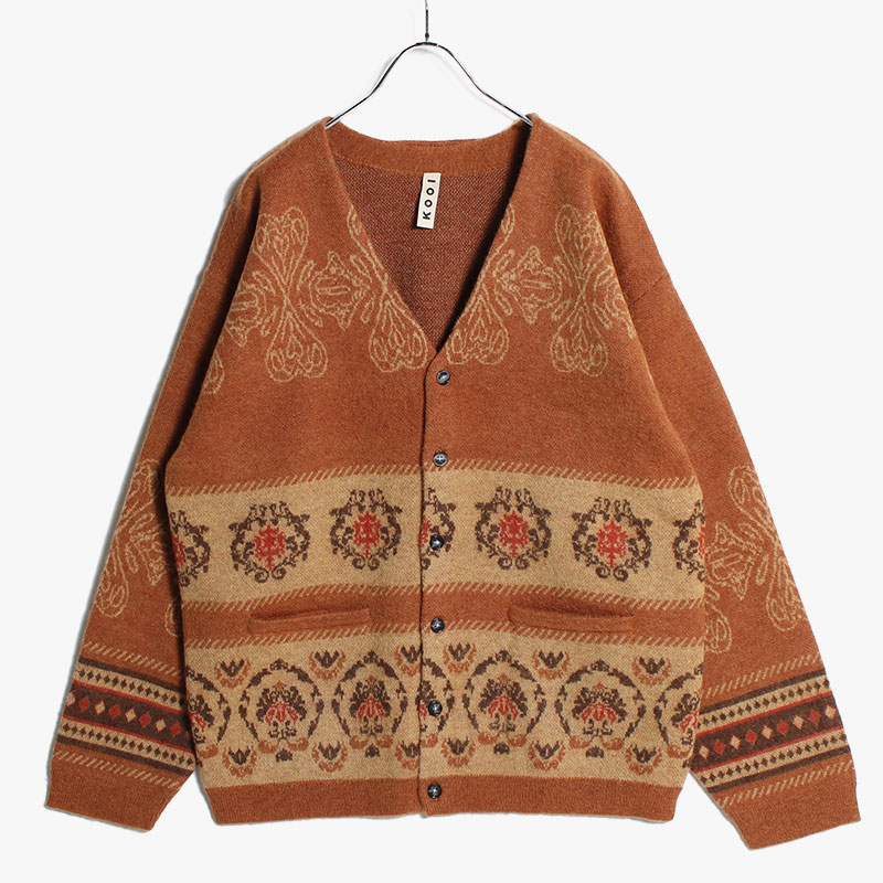 RUGGED MOHAIR CARDIGAN -CAMEL- | IN ONLINE STORE