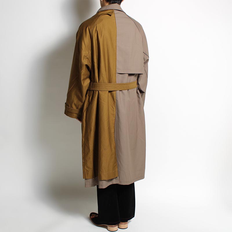 kolor】2020AW Knit-docking coat 3チェスターコート - チェスターコート