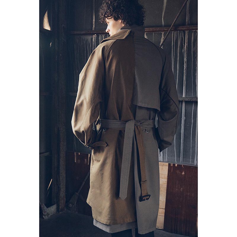 特注製作 【美品】コーイ KOOI LAYERED OVERSIZE COAT サイズ2