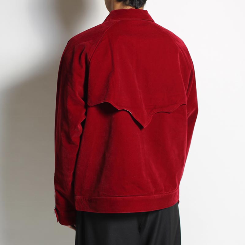 VELVETEEN WESTERN JACKET -RED- | IN ONLINE STORE