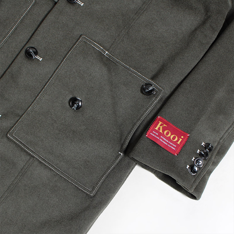 STITCH CHESTER COAT -GRAY- | IN ONLINE STORE